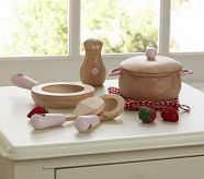 Pink Wooden Pots and Pans