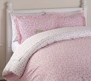 Katie Polka Dot Duvet,  Twin, Pink