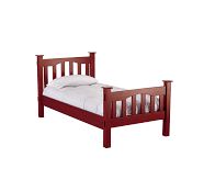 Kendall Bed, Twin, Rustic Sun Valley Red