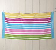 Pink Stripe Beach Towel