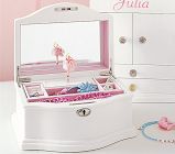 Abigail Jewelry Box, Small, White