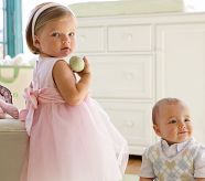 Silk Tulle Dress, 3-6 Months