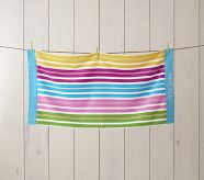 Pink Stripe Mini Beach Towel