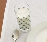 Green Dot Glass Tumblers