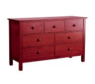Kendall Extra-Wide Dresser, Rustic Sun Valley Red