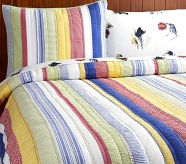 Kasey Striped Quilt, Twin, Primary