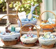 Small Sabrina Easter Basket, Chestnut