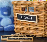 Sabrina Basket Chalkboard Labels, Set of 2