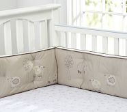 Sweet Lambie Crib Sheeting
