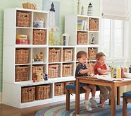 Cameron Media and Storage White Playroom