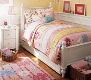 Pink Daisy Garden Bedroom