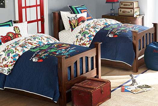 superhero nursery bedding