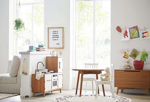 Kitchens Rugs Playroom Modern Play Kitchen Pottery Barn Kids