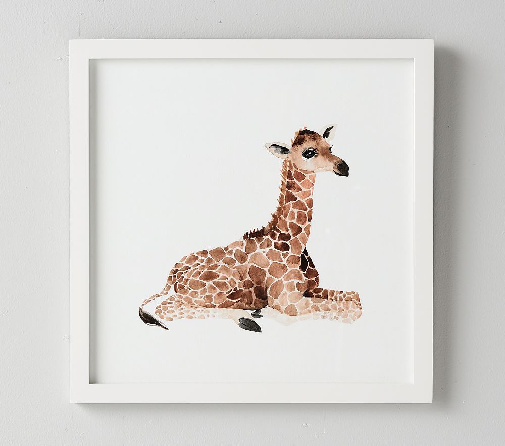Online Designer Nursery Giraffe Nursery Animal Art