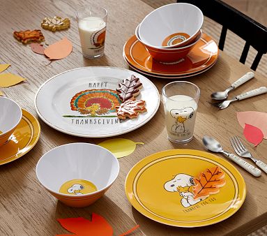 Assiettes En Carton cacahuètes | Snoopy Looks