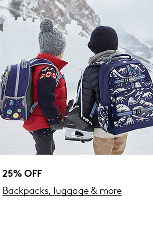 25% Off Backpacks, Luggage & More