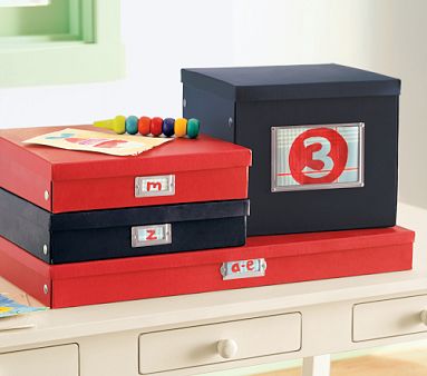 Flat Box, Small, Red