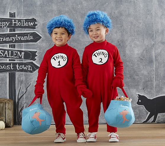 Image result for thing 1 and thing 2 costumes