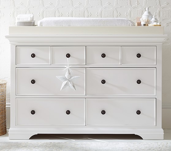 Costa Extra-Wide Nursery Dresser Topper Set