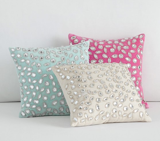 Mini Embellished Decorative Pillows | Pottery Barn Kids
