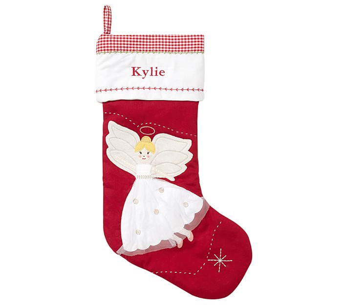 Angel Quilted Stocking