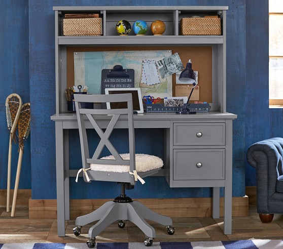 Pottery Barn Desk With Hutch