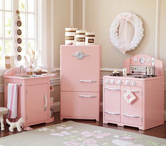 Pink Retro Kitchen Collection | Pottery Barn Kids