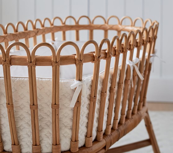 Pottery Barn Wicker Bassinet