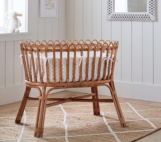 Pottery Barn Wicker Bassinet
