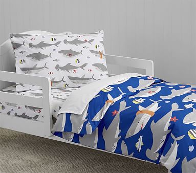 Shark Toddler Duvet Cover | Pottery Barn Kids
