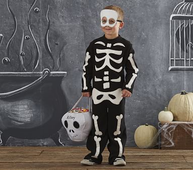Glow-in-the-Dark Skeleton Costume | Pottery Barn Kids