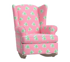 chairs upholstered pottery barn nursery glider rocker ottoman ottomans baby