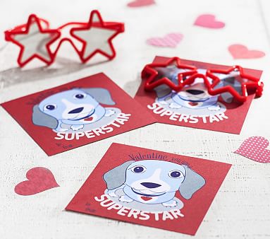 Sunglasses Valentine's Day Card Set | Pottery Barn Kids