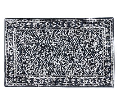 Rory Rug- Navy | Pottery Barn Kids