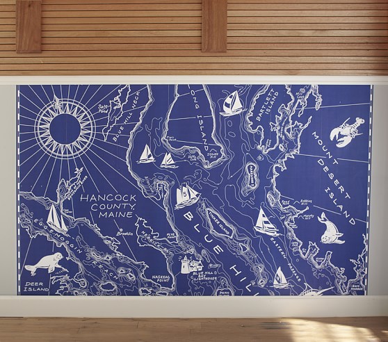 Map Wall Decal | Pottery Barn Kids