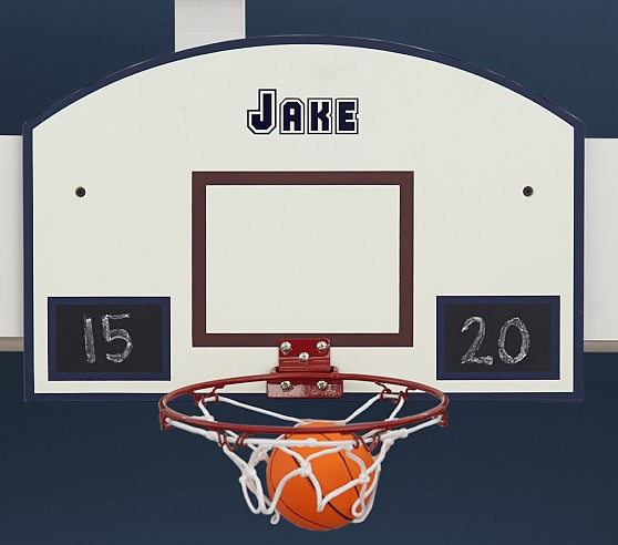 personalizable basketball hoop | pottery barn kids