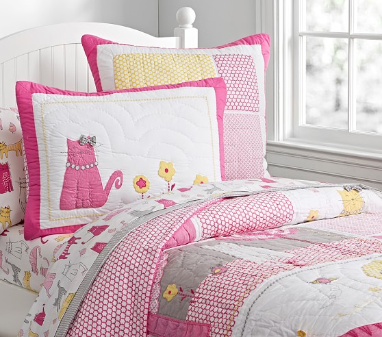 Kitty Sheet Set | Pottery Barn Kids