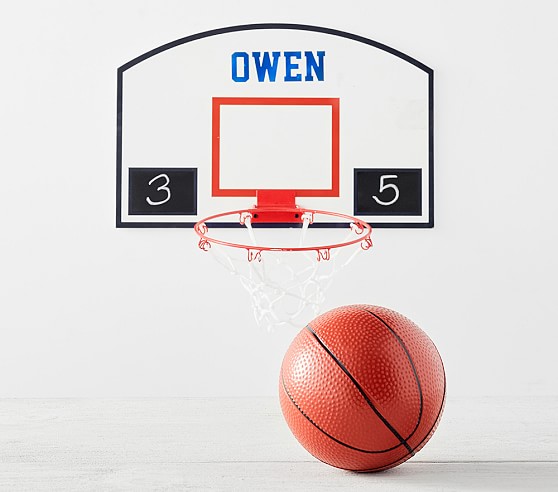personalized basketball hoop | pottery barn kids