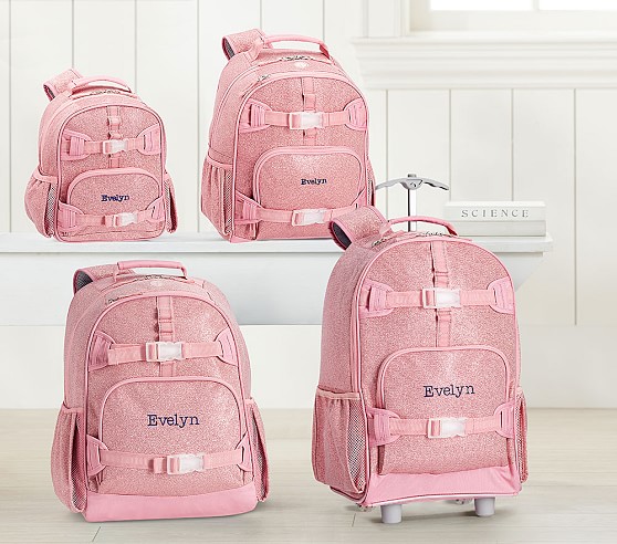 Mackenzie Pink Glitter Backpacks | Pottery Barn Kids