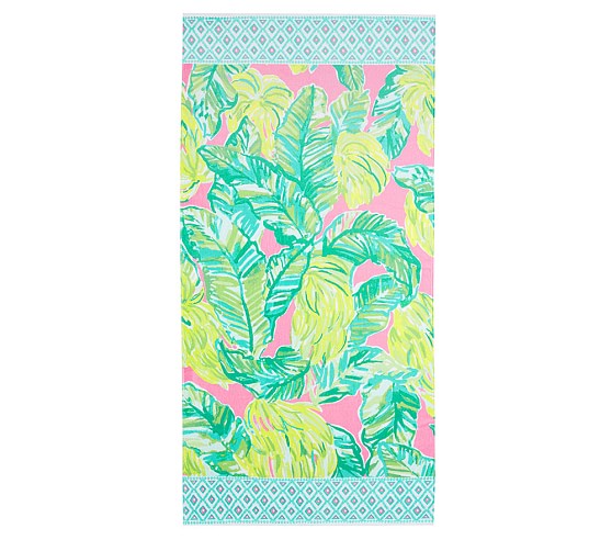 Lily Pulitzer Beach Lounger Towel, Royal Coral main image 0