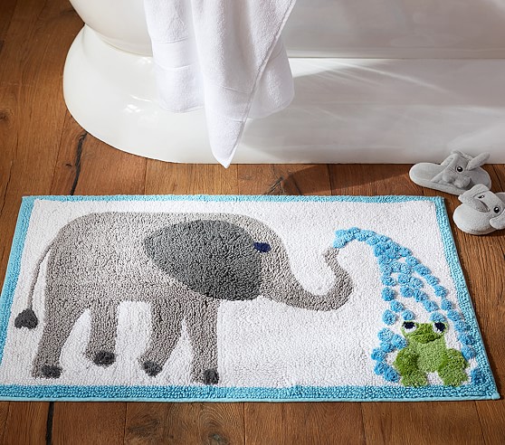 Elephant Bath Mat | Pottery Barn Kids
