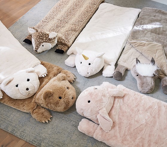 Faux Fur Sleeping Bags | Pottery Barn Kids