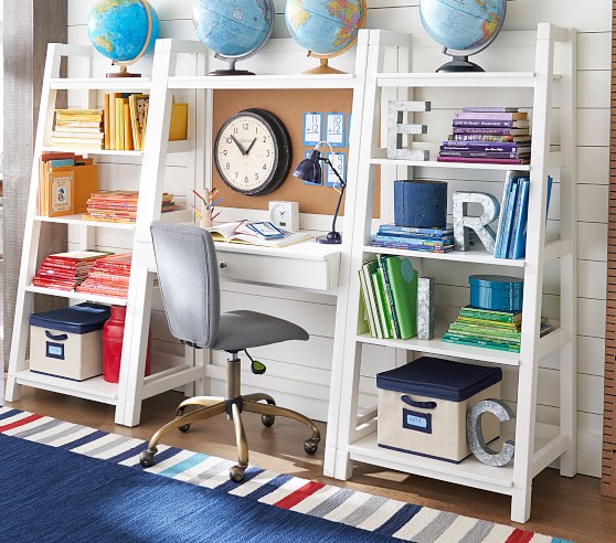 Morgan Leaning Bookcase | Pottery Barn Kids