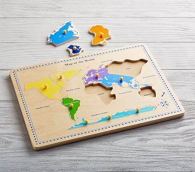 World Map Puzzle | Pottery Barn Kids