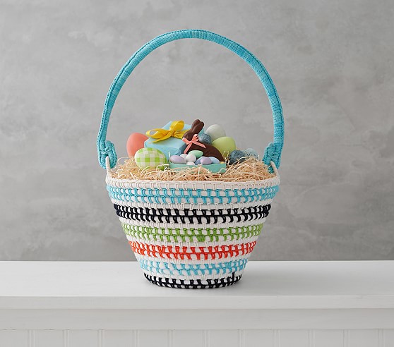 Rainbow Woven Easter Baskets | Pottery Barn Kids