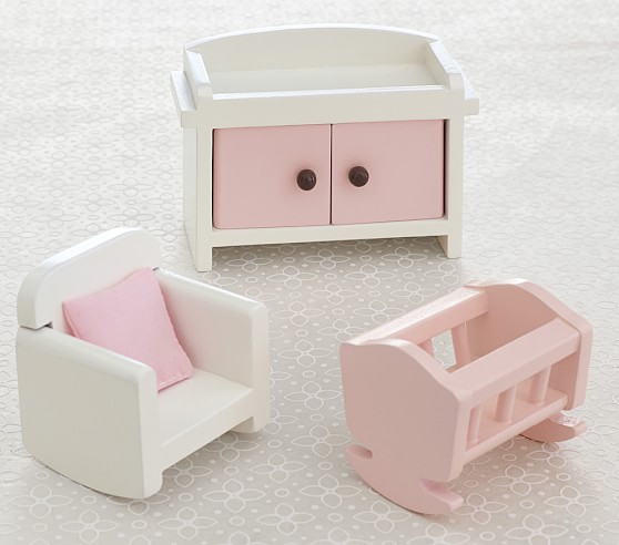 dollhouse nursery accessory set