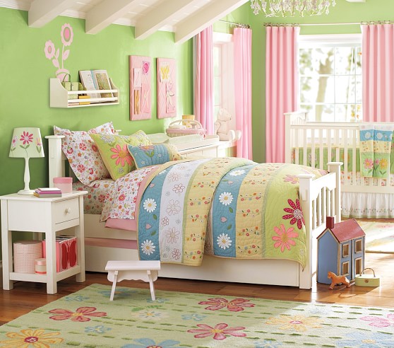 Daisy Garden Lamp Shade & Base | Kids Lamp | Pottery Barn Kids