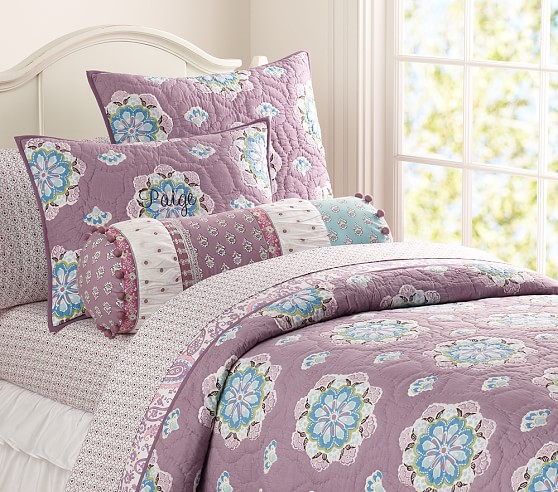 Pottery Barn Kids Purple Bedding