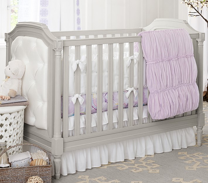 baby girl crib set with bumper