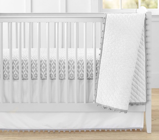 pom pom baby bedding